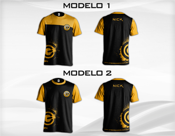 Escolha Da Camisa Cyber Gamer