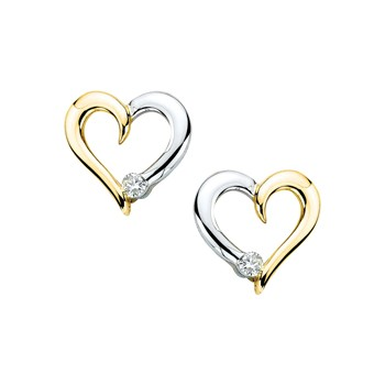 Two-tone hearts