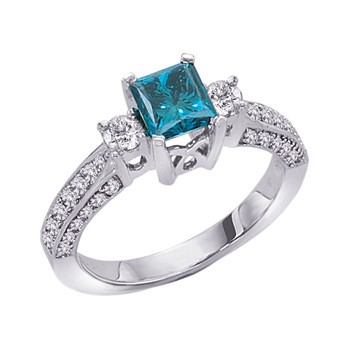 Princess aqua ring