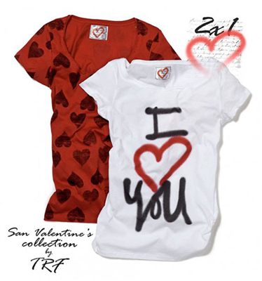 I LOVE YOU T-Şort