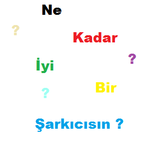 Ne Kadar İyi Bir Şarkıcısın ?