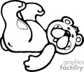 chilling bear