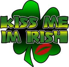 Kiss me im irish badge