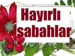 Hayırlı sabahlar