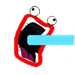 Lazer firing Shoop da Whoop
