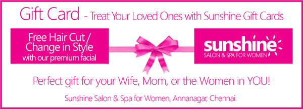 Sunshine Gift Card - FREE Hair Cut/ Change in Style