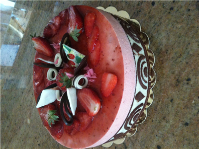Strawberry Mousse Cake
