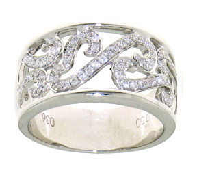 Bague avec diamants