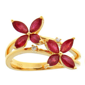 Bague rubis