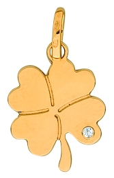 Trefle avec diamant