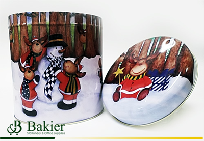 Snowman gift box (tin)