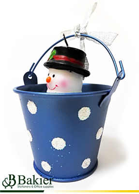Snowman candle 