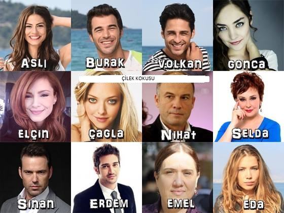 Çilek Kokusundan Hangi Karakters