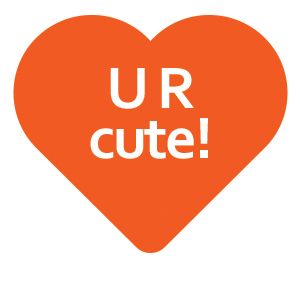 U R Cute Heart