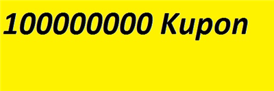 100000000 Kupon