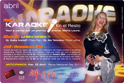 Karaoke en Zen Disco