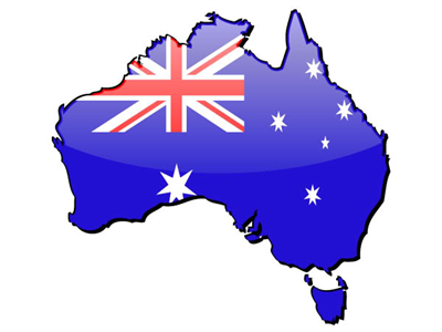 Aussie Flag Map