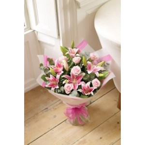 Rose & Lily Hand Tied 