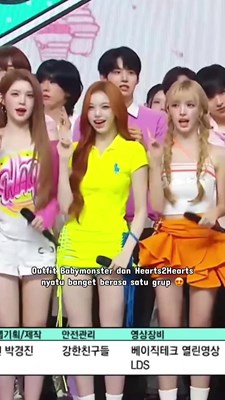  BABYMONSTER dan HEARTS2HEARTS 