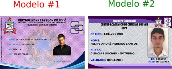 Modelo De Carteira Estudantil Cs