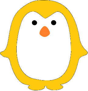 Orange Penguin