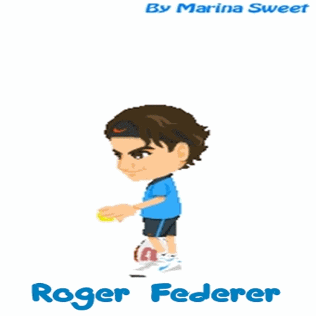 Roger Federer Animated Gif