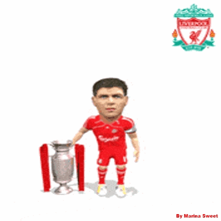 Steven Gerrard Liverpool FC Animated Gift