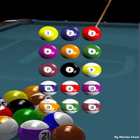 Animated billiard