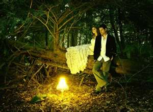 romantic night walk