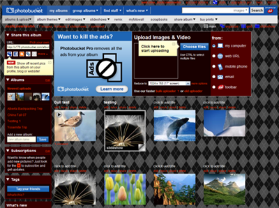 Active uploader