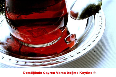Demini Yeni Almış Bir Bardak Çayron