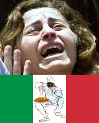 crogiolo di lamenti paranoici di donna partenopea