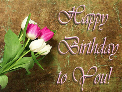 Happy Birthday to you