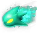 Cyan wisp