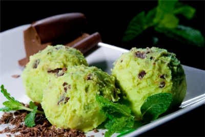 Sorvete Menta com Chocolate