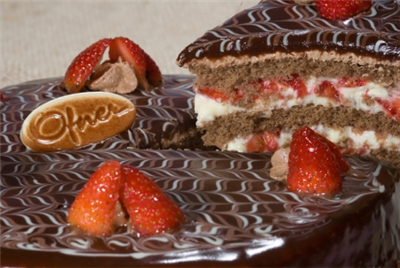 Bolo Chocolate com Morango