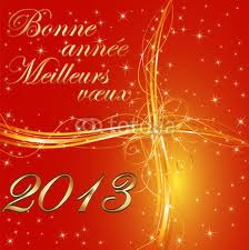 bonne année 2013