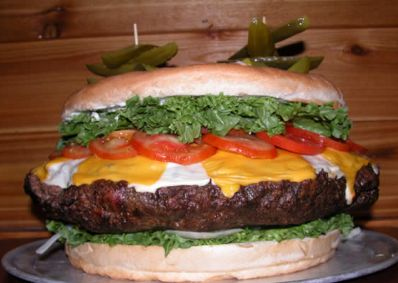 Giant Hamburger!
