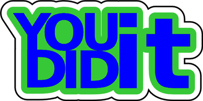 \"You did it!\" sticker