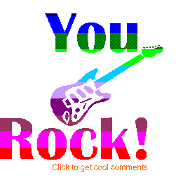 \"You Rock\" sticker