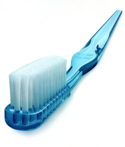a toothbrush