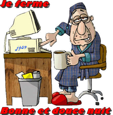 Hop je ferme la boutique et mes mirettes