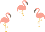 Cjwc Flocking Flamingos For Pet Helpers 