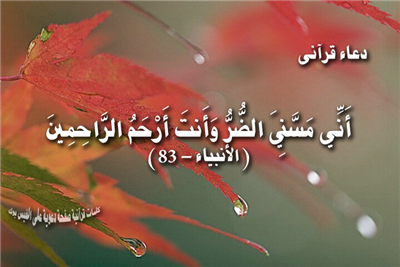 أنى مسنى الضر