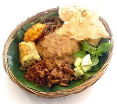 Nasi Pecel Pedas Mantap