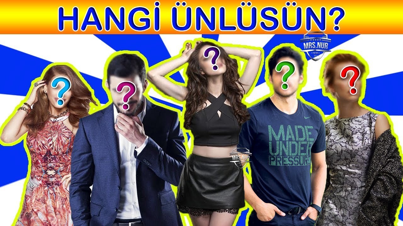 Hangi Ünlüsün Testi