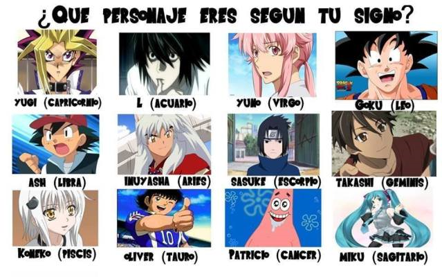 ¿Qué Personaje De Anime Eres?