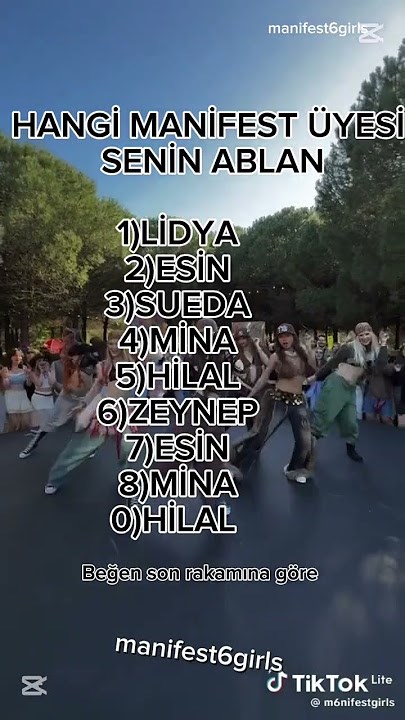 Hangi Manifest üyesi senin ablan? 