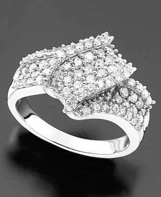 Silver Diamond Ring