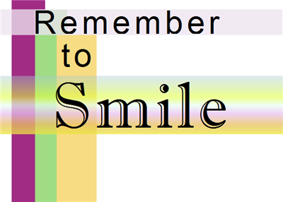 remember to smile